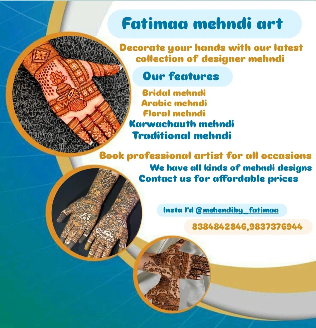 Fatima Mehndi Artist: Bringing Elegance to Every Occasion in Delhi NCR with Stunning Henna Designs